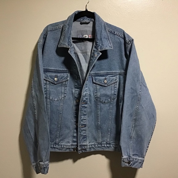 Jean Jacket USA Embroidered Size XL - Picture 2 of 6